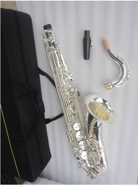 silver tenor sax 875ex high-quality musical instrument b-flat professional saxophone with case
silver tenor sax 875ex high-quality musical instrument b-flat professional saxophone with case