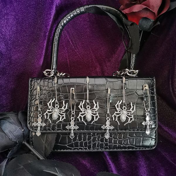 evening bags xiuya halloween tas bahu gothic wanita logam punk rock tangan kecil spider cross selempang dompet kantong 230516
evening bags xiuya halloween tas bahu gothic wanita logam punk rock tangan kecil spider cross selempang dompet kantong 230516