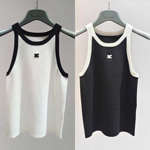 mc high order 2023 spring/summer new sleeveless knitted tank round neck letter slim fit versatile pullover for women, White
mc high order 2023 spring/summer new sleeveless knitted tank round neck letter slim fit versatile pullover for women, White