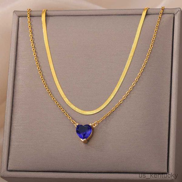 pendant necklaces transparent blue heart zircon pendant staed chain nelace ladies ne luxury jewelry gift, Silver
pendant necklaces transparent blue heart zircon pendant staed chain nelace ladies ne luxury jewelry gift, Silver