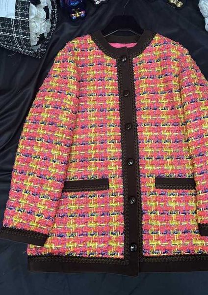 women's jackets designer 2023 new jacket assic fashion autumn winter tweed coat leisure spring coats ocoat cardigan irthday mother', Black;brown
women's jackets designer 2023 new jacket assic fashion autumn winter tweed coat leisure spring coats ocoat cardigan irthday mother', Black;brown