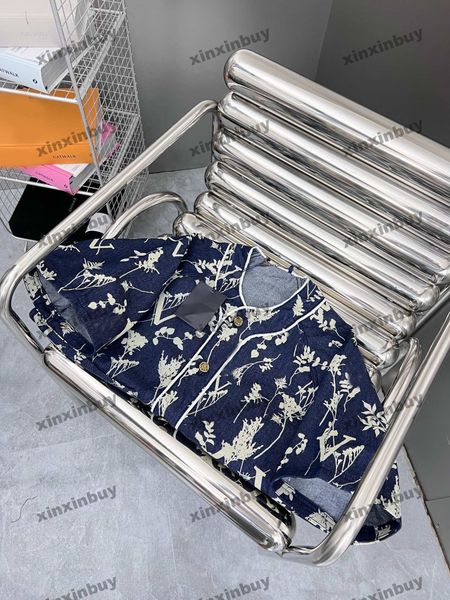 xinxinbuy men designer tee t shirt 23ss ear wheat leafs letter jacquard denim short sleeve cotton women black white green s-xl, Black;brown
xinxinbuy men designer tee t shirt 23ss ear wheat leafs letter jacquard denim short sleeve cotton women black white green s-xl, Black;brown