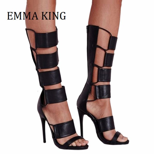 boots sepatu bot sandal gladiator tali renda wanita musim panas pertengahan betis hak tinggi kulit potongan mujer as berlubang modis ujung t, Black
boots sepatu bot sandal gladiator tali renda wanita musim panas pertengahan betis hak tinggi kulit potongan mujer as berlubang modis ujung t, Black