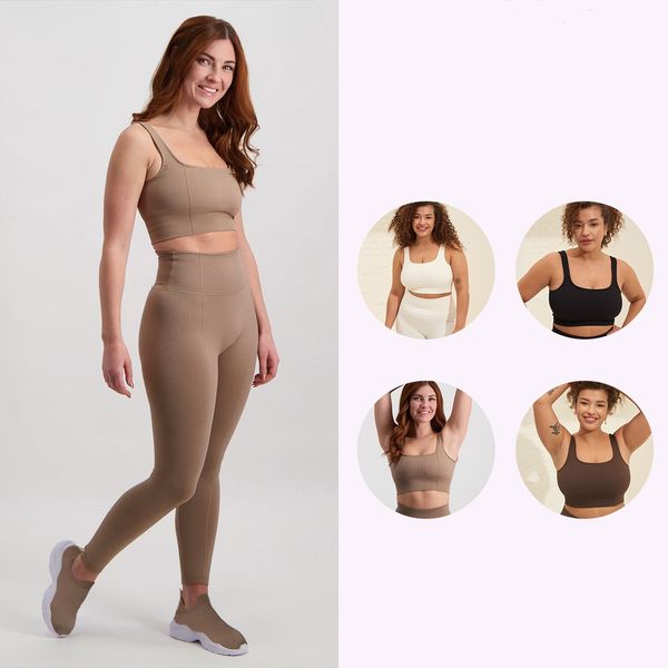 seamless ribbed yoga wear 2-piece back bra high waist hip lift pants
seamless ribbed yoga wear 2-piece back bra high waist hip lift pants