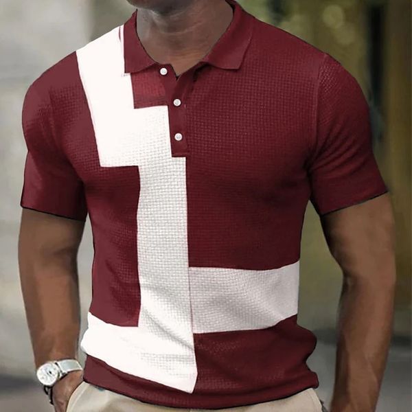 men's polos polo shirt 2023 short sleeve tshirts casual business button tees summer men clothing 230517, White;black
men's polos polo shirt 2023 short sleeve tshirts casual business button tees summer men clothing 230517, White;black