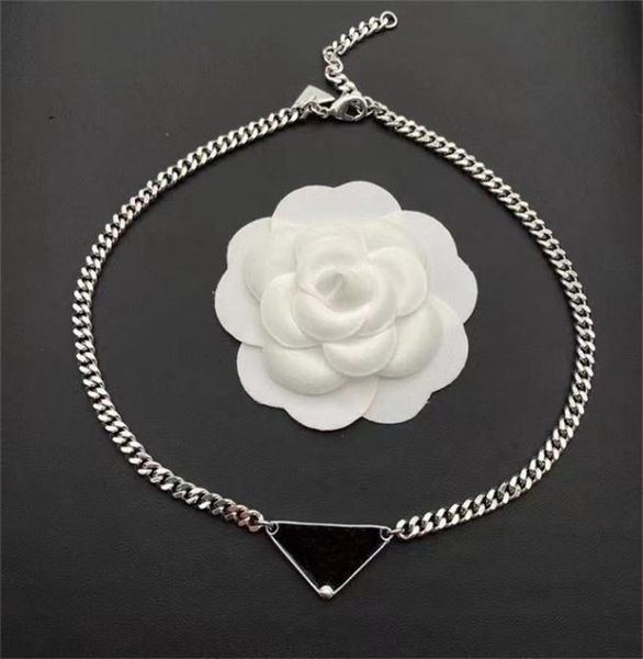 womens luxury designer necklace chain fashion jewelry black white p triangle pendant design party silver hiphop punk men necklaces1737856
womens luxury designer necklace chain fashion jewelry black white p triangle pendant design party silver hiphop punk men necklaces1737856