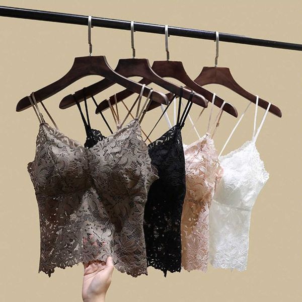 new lace suspender beautiful back strap pad inner chest wrap anti glare outer wear women's bottom vest, White
new lace suspender beautiful back strap pad inner chest wrap anti glare outer wear women's bottom vest, White