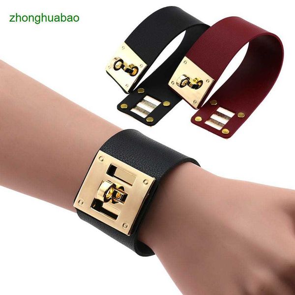 hemres designer bracelet exaggerated personality non mainstream alloy buckle wide punk gothic creative pu leather and bracelet, Black
hemres designer bracelet exaggerated personality non mainstream alloy buckle wide punk gothic creative pu leather and bracelet, Black