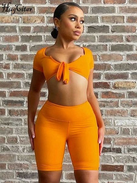 rukas short sleeve solid bandage slim crop shorts 2 piece matching set summer causal y2k streetwear festival outfit, White
rukas short sleeve solid bandage slim crop shorts 2 piece matching set summer causal y2k streetwear festival outfit, White