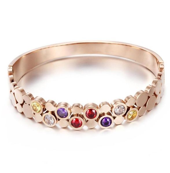 multicolor zircon lovers titanium steel bangles fashion jewelry female accessories bangle bracelet wristlet jewel women gifts2861334, Black
multicolor zircon lovers titanium steel bangles fashion jewelry female accessories bangle bracelet wristlet jewel women gifts2861334, Black
