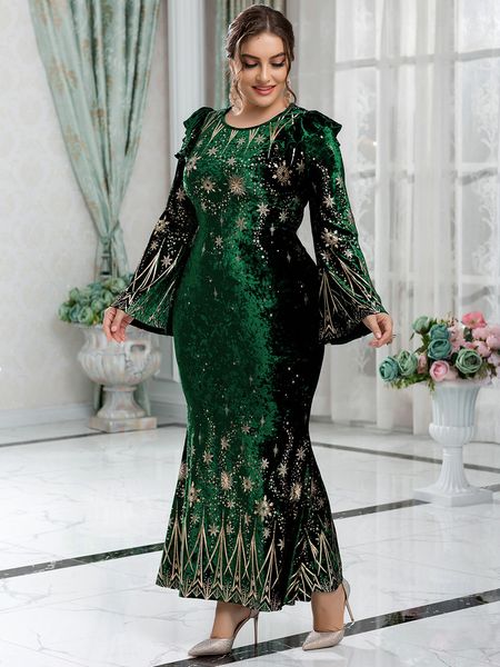 plus size dresses 2023 chic elegant size women clothing spring luxury bodycon maxi green oversized long evening party prom 230517, Black
plus size dresses 2023 chic elegant size women clothing spring luxury bodycon maxi green oversized long evening party prom 230517, Black