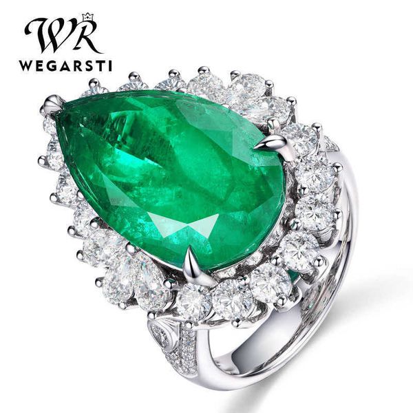 band rings wegarsti green emerald gemstone rings for women engagement wedding promise ring fashion silver party open size fine jewelry j2305
band rings wegarsti green emerald gemstone rings for women engagement wedding promise ring fashion silver party open size fine jewelry j2305