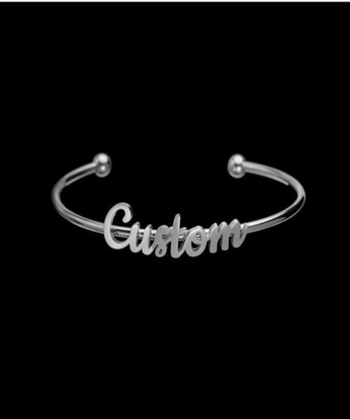 bangles nameplate name bracelet custom cuff women men stainless steel jewelry bangle9483819, Black
bangles nameplate name bracelet custom cuff women men stainless steel jewelry bangle9483819, Black