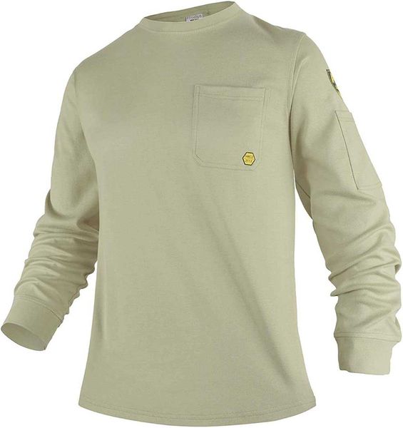 shirt men's ptahdus 155.93g/20.1.32g round fr neck flame retardant long sleeve shirt 100% cotton work suit fr men's clothing 30za, White;black
shirt men's ptahdus 155.93g/20.1.32g round fr neck flame retardant long sleeve shirt 100% cotton work suit fr men's clothing 30za, White;black