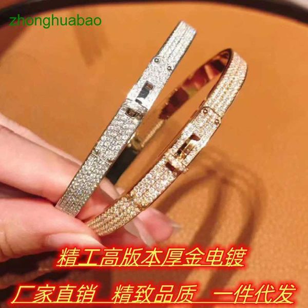 hemres designer bracelet seiko high edition s925 sterling silver h home full sky star half diamond pig nose 18k rose gold bracelet female, Black
hemres designer bracelet seiko high edition s925 sterling silver h home full sky star half diamond pig nose 18k rose gold bracelet female, Black