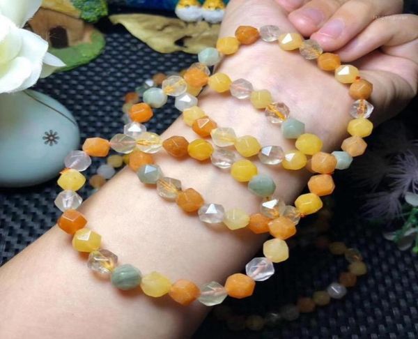 beaded strands natural 8mm faced shape mixed rutilated quartzs beads bracelet women men semiprecious stones jewelry gift15540634, Black
beaded strands natural 8mm faced shape mixed rutilated quartzs beads bracelet women men semiprecious stones jewelry gift15540634, Black