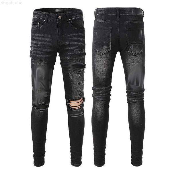 men's jeans mens classic hip hop denim hole distressed ripped biker jean slim fit motorcycle rock trousers, Blue
men's jeans mens classic hip hop denim hole distressed ripped biker jean slim fit motorcycle rock trousers, Blue