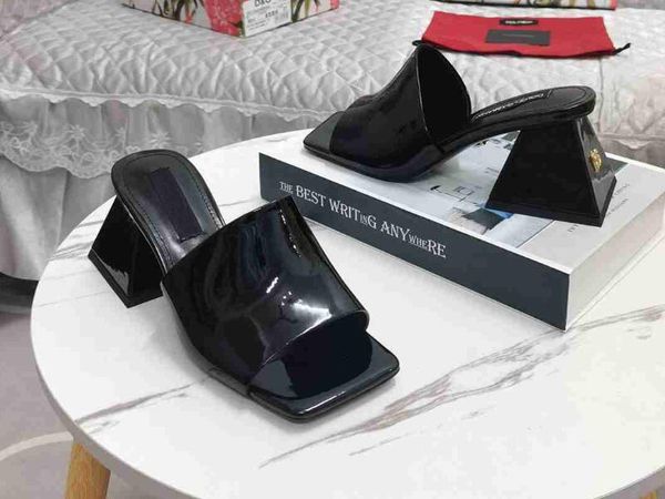 realfine888 sandals 5a ddg5616350 patent leather slides mules with 6cm heels sandal slippers fashion shoes for women size 35-43, Black
realfine888 sandals 5a ddg5616350 patent leather slides mules with 6cm heels sandal slippers fashion shoes for women size 35-43, Black