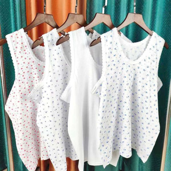summer thin mother's underwear for middle-aged elderly people, loose and oversized printed suspender women's bottom layer pure cot, White
summer thin mother's underwear for middle-aged elderly people, loose and oversized printed suspender women's bottom layer pure cot, White