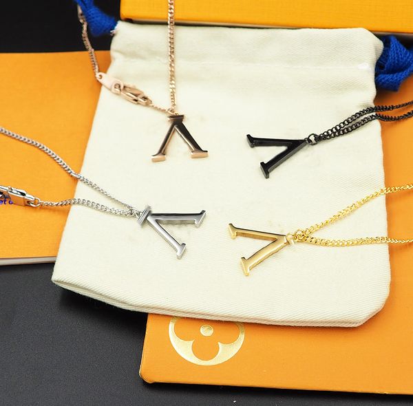 trendy multi-color letter v pendant necklace titanium steel color preservation for men and women hip-hop style necklace, Silver
trendy multi-color letter v pendant necklace titanium steel color preservation for men and women hip-hop style necklace, Silver