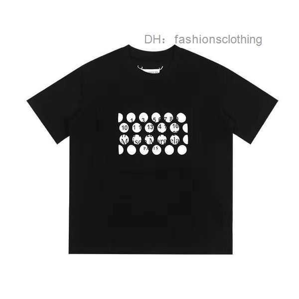 mm6 margiela women's t-shirt summer niche digital print short-sleeved loose casual tide men and women 1 pglc, White;black
mm6 margiela women's t-shirt summer niche digital print short-sleeved loose casual tide men and women 1 pglc, White;black