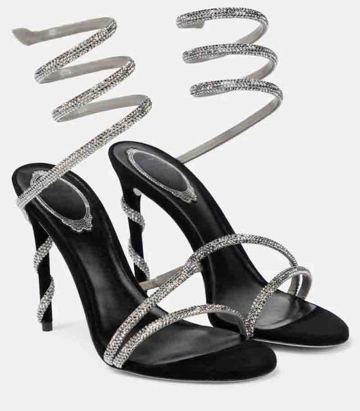 bride designer sandal women high heels margot jewel sandal snake strass strap crystal-embellished leather wrap sandals with box 35-43, Black
bride designer sandal women high heels margot jewel sandal snake strass strap crystal-embellished leather wrap sandals with box 35-43, Black