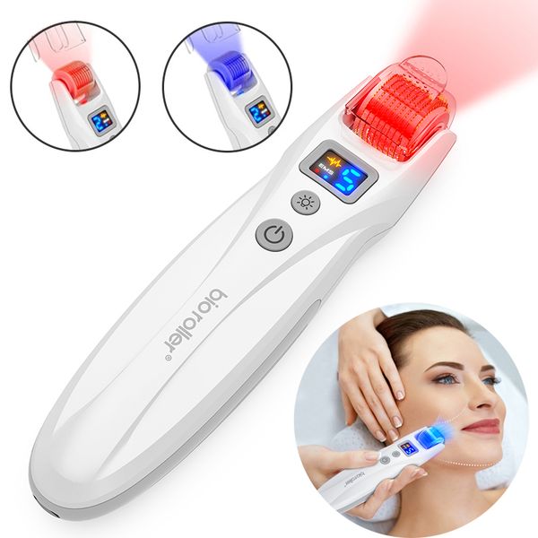 wireless electric derma roller microneedling bio roller g5 microneedle 1.5mm hair regrowth skin rejuvenation ems led lights vibration massag
wireless electric derma roller microneedling bio roller g5 microneedle 1.5mm hair regrowth skin rejuvenation ems led lights vibration massag