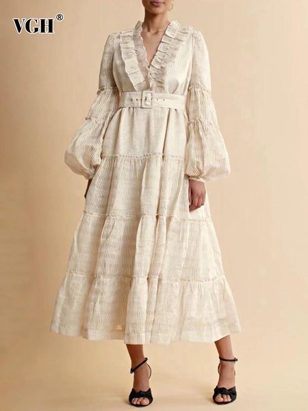 dresses vgh whiet dresses for women v neck long sleeve high waist patchwork ruffles a line dress female fashion style clothes summer new, Black;gray
dresses vgh whiet dresses for women v neck long sleeve high waist patchwork ruffles a line dress female fashion style clothes summer new, Black;gray