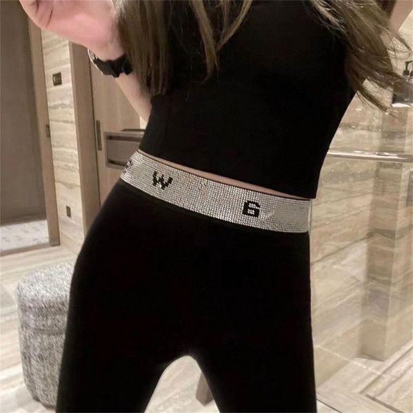women drill leggings show body shape waist with letters skinny pant black casual shark pants shaping capri, Black;white
women drill leggings show body shape waist with letters skinny pant black casual shark pants shaping capri, Black;white