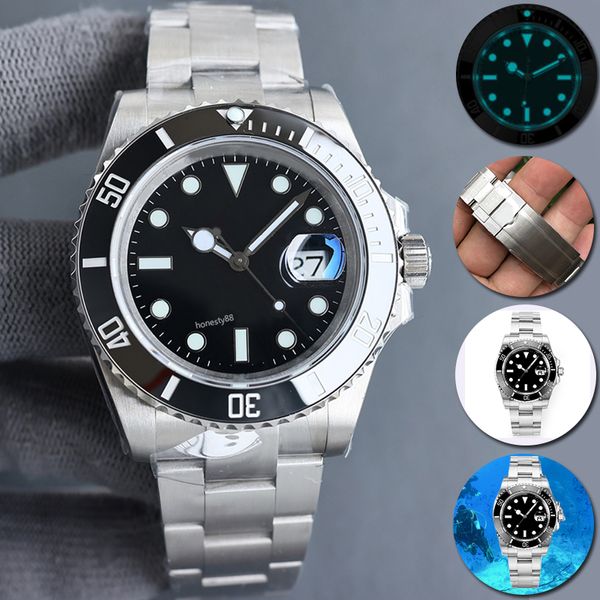 

Green dial mens watch diving 40mm automatic 2813 machine 904L stainless steel sapphire mirror luminous waterproof Montre De Luxe watches Auto Date Wristwatches ST9, Water proof