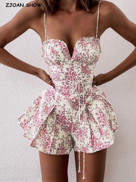 womens jumpsuits rompers slit v neck white pink floral print sling bodysuits womenshort pants jumpsuit tie bow sahes spaghetti strap romper, Black;white
womens jumpsuits rompers slit v neck white pink floral print sling bodysuits womenshort pants jumpsuit tie bow sahes spaghetti strap romper, Black;white