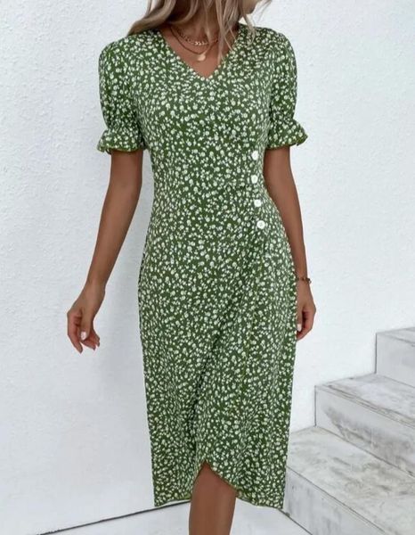 womens fashion new dress ditsy floral designer flounce elegant sleeve wrap hem dress womens casual dresses s-2xl size, Black;gray
womens fashion new dress ditsy floral designer flounce elegant sleeve wrap hem dress womens casual dresses s-2xl size, Black;gray