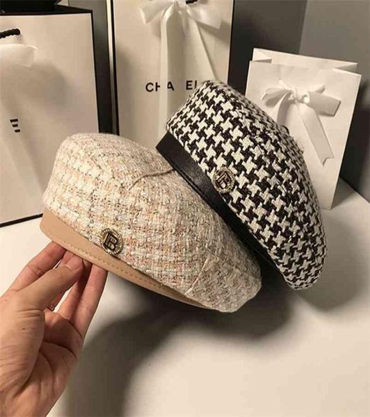 autumn winter plaid beret hats for women french berets fashion female houndstooth black with adjustable rope 2104296190883, Blue;gray
autumn winter plaid beret hats for women french berets fashion female houndstooth black with adjustable rope 2104296190883, Blue;gray
