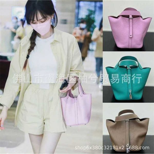 authentic handbag desinger totes picotin bags h family's layer cowhide tc leather vegetable basket bag small 18picotin bucket bag handb
authentic handbag desinger totes picotin bags h family's layer cowhide tc leather vegetable basket bag small 18picotin bucket bag handb