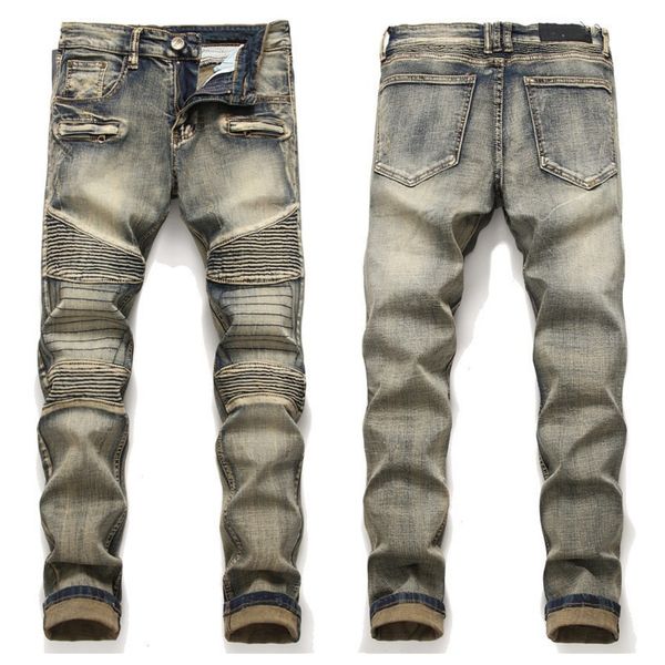 2023 style hiking pant ripped embroidery mens jeans hip hop high street brand hombre motorcycle close designer fitting slim pencil pants ple, Blue
2023 style hiking pant ripped embroidery mens jeans hip hop high street brand hombre motorcycle close designer fitting slim pencil pants ple, Blue