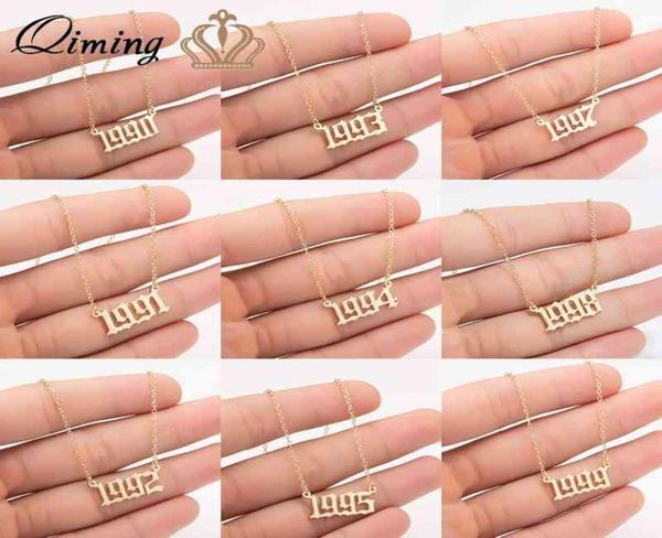 the 1990039s women birthday necklace number year 1990 1991 1992 1993 1994 1995 1996 1998 1999 gold vintage necklace gift y12043103319, Silver
the 1990039s women birthday necklace number year 1990 1991 1992 1993 1994 1995 1996 1998 1999 gold vintage necklace gift y12043103319, Silver