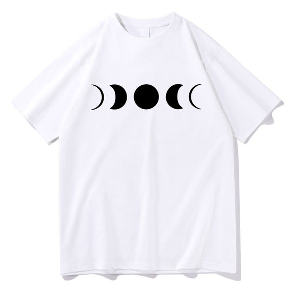 designer t-shirt boys and girls short sleeve women's fashion moon print loose casual harajuku ton sleeve women's breathable casual, White;black
designer t-shirt boys and girls short sleeve women's fashion moon print loose casual harajuku ton sleeve women's breathable casual, White;black