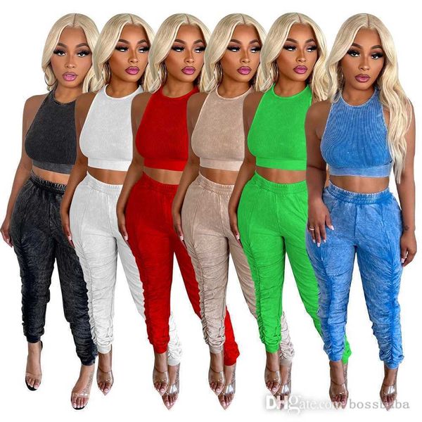 women tracksuits two pieces set designer 2023 new fashion ladies sleeveless solid sport set casual sportwear 6 colours s-xxl, Gray
women tracksuits two pieces set designer 2023 new fashion ladies sleeveless solid sport set casual sportwear 6 colours s-xxl, Gray