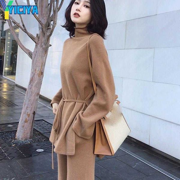 yiciya two piece dress winter turtleneck sweater and knitting long pants sets casual plus size 2 suits knitted women, White
yiciya two piece dress winter turtleneck sweater and knitting long pants sets casual plus size 2 suits knitted women, White