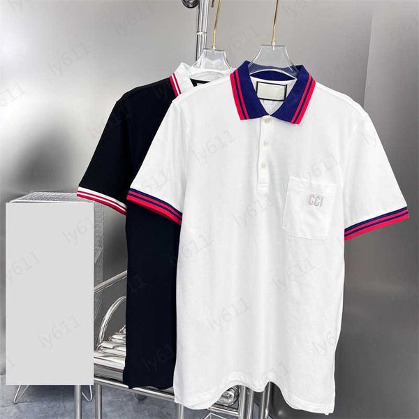 mens designer shirt white fashion classic loose luxury brand cartoon embroidery print logo decorative design polo neck t-shirt male clothes, White;black
mens designer shirt white fashion classic loose luxury brand cartoon embroidery print logo decorative design polo neck t-shirt male clothes, White;black
