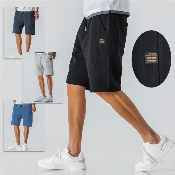 men's shorts summer men's sports solid color straight pattern loose type elastic waist drawstring casual jogging pants, White;black
men's shorts summer men's sports solid color straight pattern loose type elastic waist drawstring casual jogging pants, White;black
