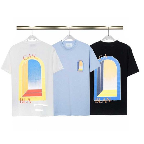 short sleeve t shirt casablanca 23 spring/summer new gate of fantasy alphabet logo printed t-shirt casual short sleeve size s m xl 2xl 3xl, White;black
short sleeve t shirt casablanca 23 spring/summer new gate of fantasy alphabet logo printed t-shirt casual short sleeve size s m xl 2xl 3xl, White;black