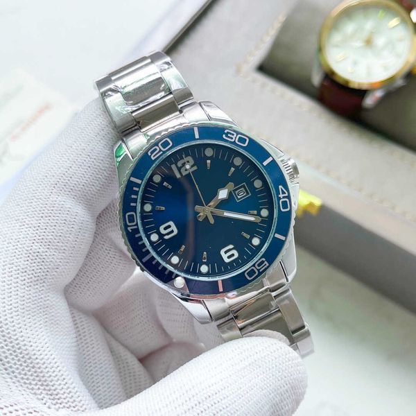 men quartz movement watches 40mm full stainless steel wristwatches sapphire watch business casual montre de luxe, Slivery;black
men quartz movement watches 40mm full stainless steel wristwatches sapphire watch business casual montre de luxe, Slivery;black