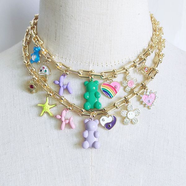 wedding jewelry sets kalung liontin beruang lucu ungu hijau buatan tangan perhiasan rantai tapal kuda aloi boho choker anjing balon bintang, Slivery;golden
wedding jewelry sets kalung liontin beruang lucu ungu hijau buatan tangan perhiasan rantai tapal kuda aloi boho choker anjing balon bintang, Slivery;golden