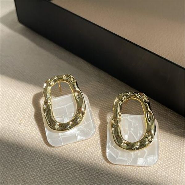 european and american retro geometric square earrings new fashion design sense hollow metal earrings jewelry gift ae775, Golden
european and american retro geometric square earrings new fashion design sense hollow metal earrings jewelry gift ae775, Golden