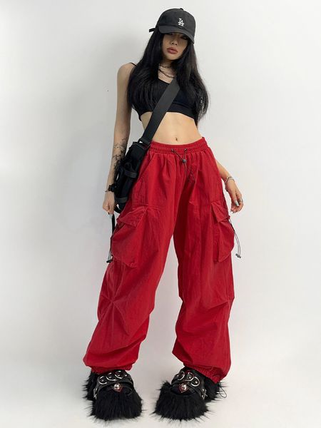 women s pants s y2k celana pelacak parasut harajuku korea kargo techwear streetwear wanita olahraga teknologi pria panjang jogger kaki lebar, Black;white
women s pants s y2k celana pelacak parasut harajuku korea kargo techwear streetwear wanita olahraga teknologi pria panjang jogger kaki lebar, Black;white
