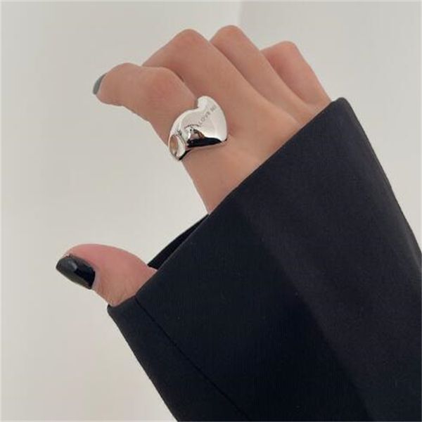 new fashion elegant ring 3d smooth love letter open ring party jewelry birthday gift ae776, Silver
new fashion elegant ring 3d smooth love letter open ring party jewelry birthday gift ae776, Silver