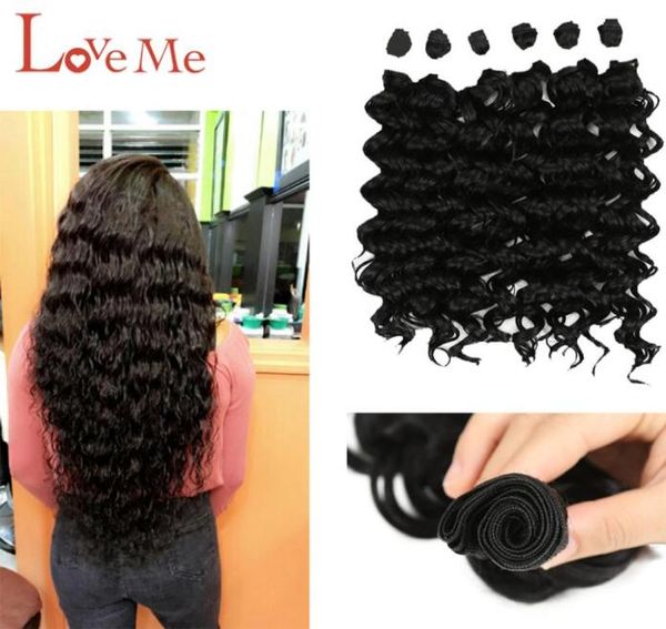 love me brazilian body wave 28 inches hair extensions 6pcslot black blonde ombre deep wave curly synthetic bundles hairpiece 22021507085, Black;brown
love me brazilian body wave 28 inches hair extensions 6pcslot black blonde ombre deep wave curly synthetic bundles hairpiece 22021507085, Black;brown