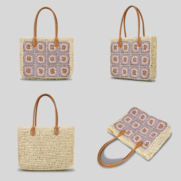 nxy handmade straw flowers weave tote bag large capacity luxury designer handbags for women fashion vacation shoulder beach 230424
nxy handmade straw flowers weave tote bag large capacity luxury designer handbags for women fashion vacation shoulder beach 230424
