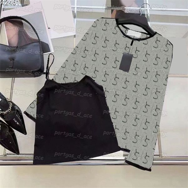 letters flocking women t shirts see through long shirt mesh with sling lining, Black
letters flocking women t shirts see through long shirt mesh with sling lining, Black